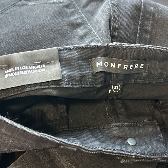 MONFRÈRE Mens GREYSON SIGNATURE BLACK SKINNY JEAN JAPANESE DENIM Sz 31 NEW - Picture 13 of 15